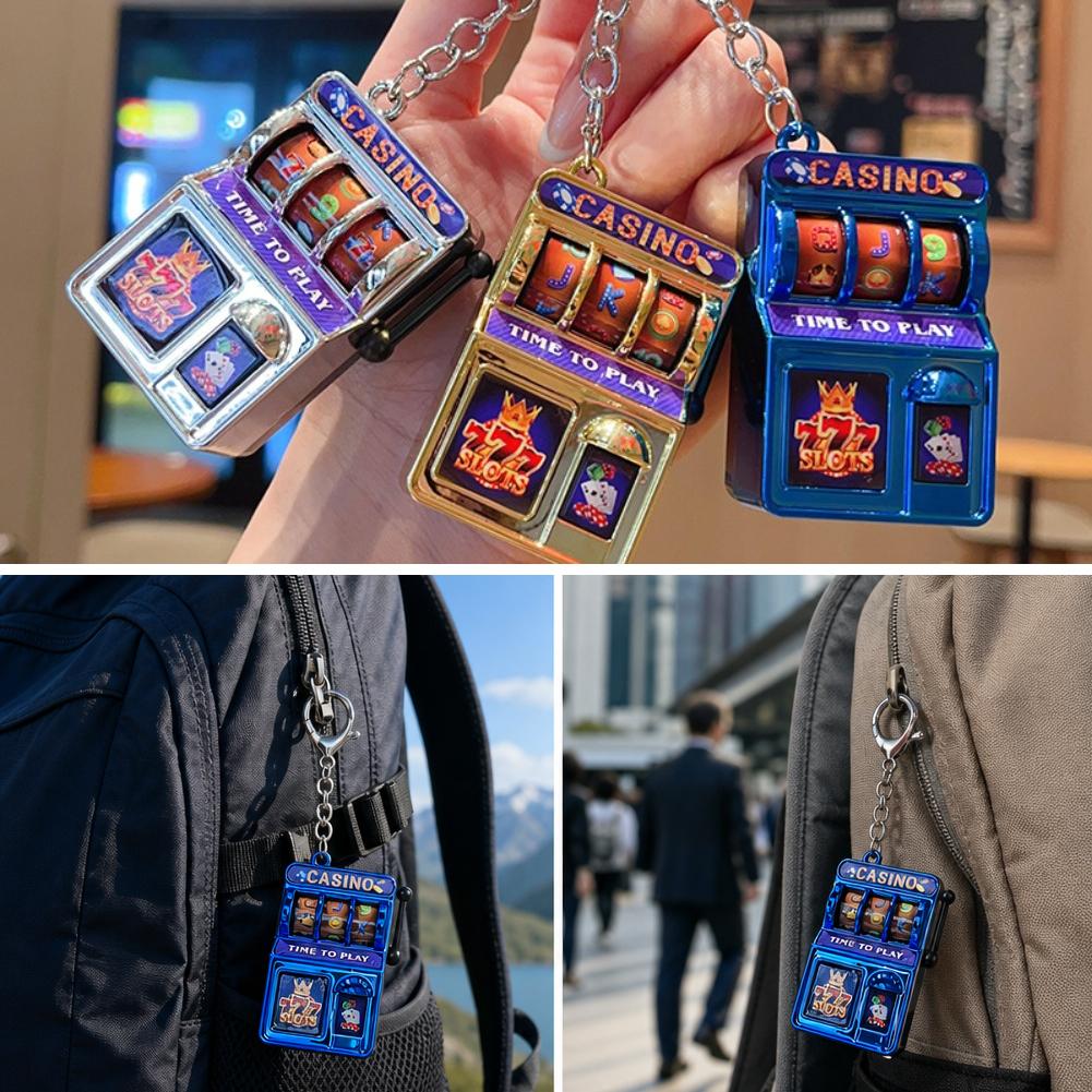 Arcade Game Jackpot - Portachiavi Mini Macchina da Slot per
