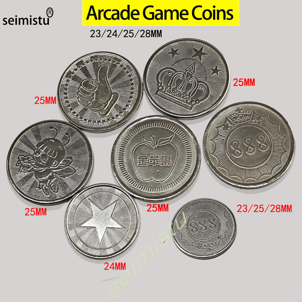 Arcade Games And Vending - 100 pezzi di gettoni in acciaio