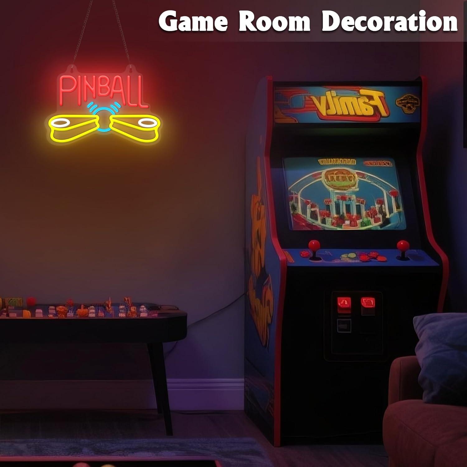 Insegna al neon per flipper, l - Arcade Games & Vending Llc Photos recensione e prezzo